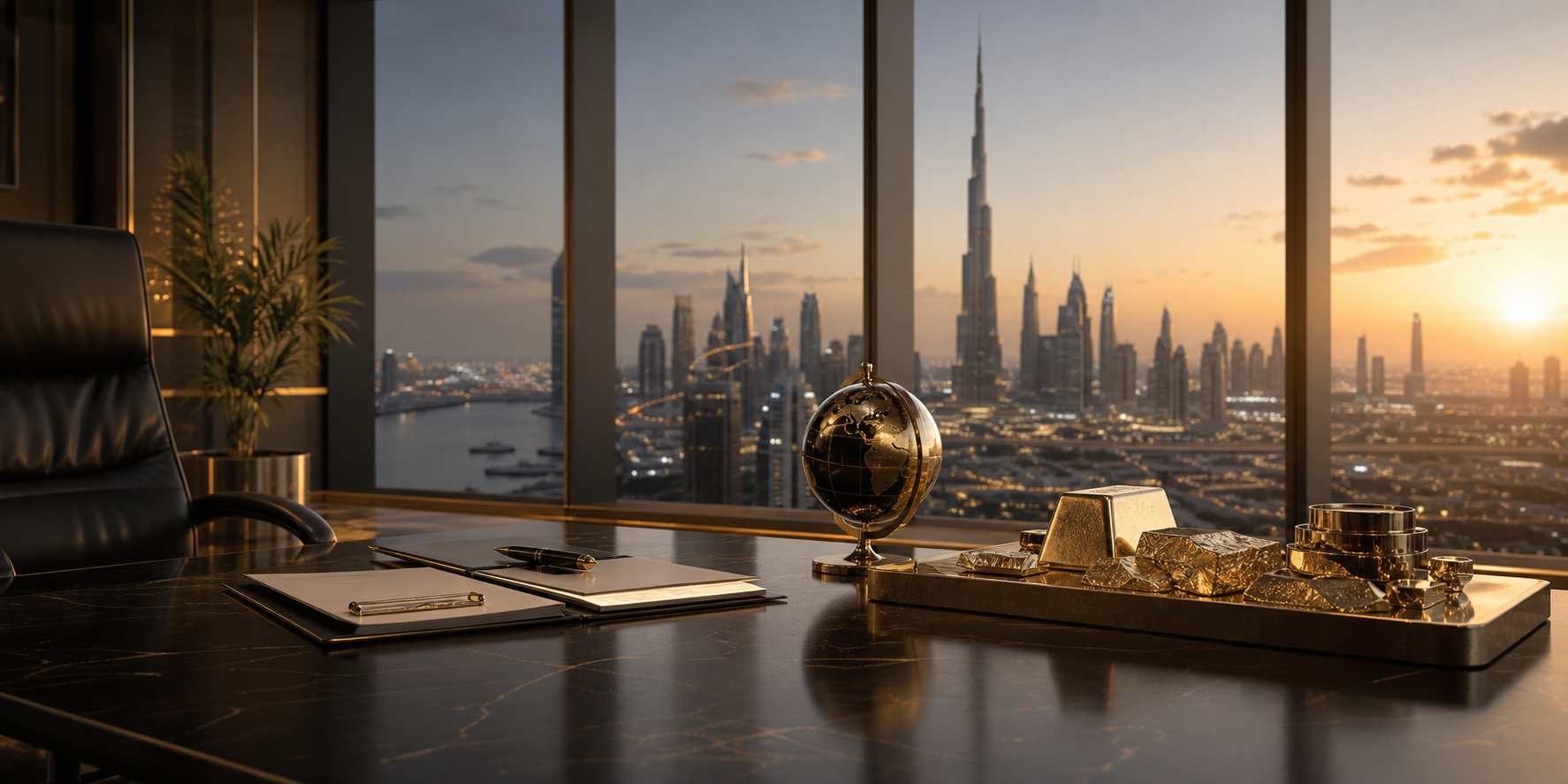 Commerce international et métaux précieux à Dubaï